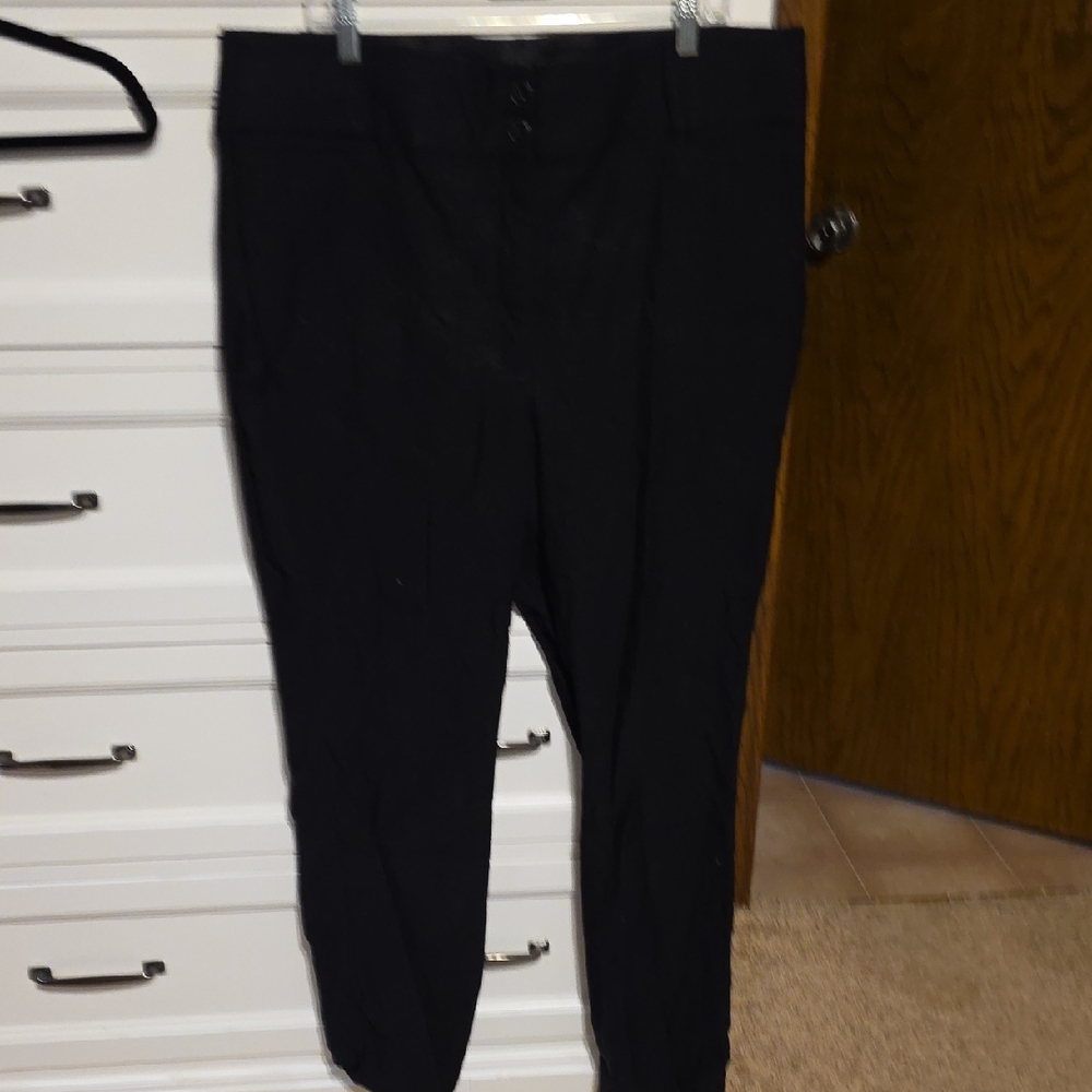 Lane Bryant Classic Black Trousers